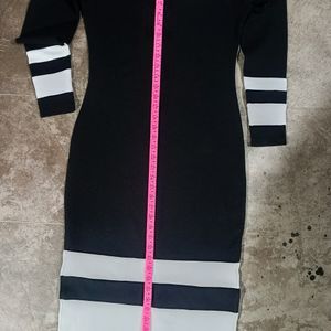 Round-Neck Bodycon Dress