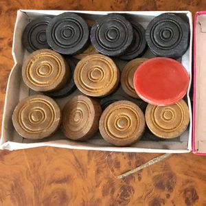 CARROM COINS WITH BOX