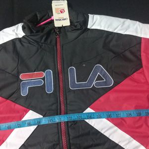 FILA JACKET BLACK AND WHITE, XL Size