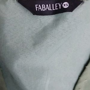 Faballey's A- Line Olive Green Top