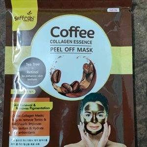 #New# Saffron Naturals, Coffee Peel Off Mask