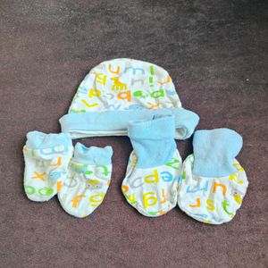 Cap And Mittens Set