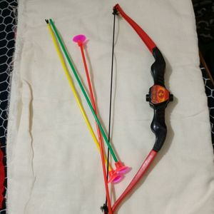 Collectrio Plastic Archery Shoot Bow and Arrow