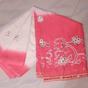 Georgette Embroidery Saree