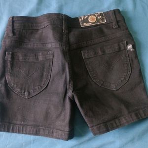 Denim Black Shorts (32 Inch Waist)