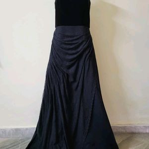 Velvet And Lace Gown