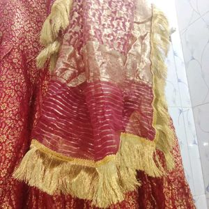 Heavy Banarasi Gharara With Bridal Dupatta