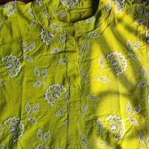 Chikankari Kurta & Plazo with One Insert Pocket