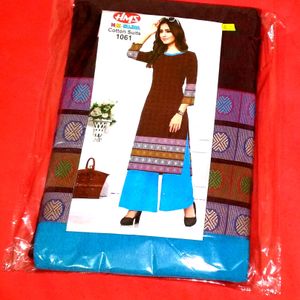 Combo Of 2 Branded Pure Cotton Dress Material