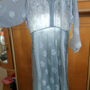 CHIKANKARI GOWN