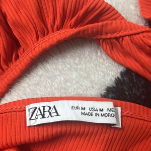 Zara Orange Top