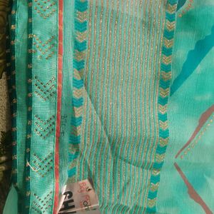 Designated Saree With Unstitched Blouse