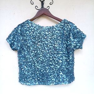 Westside Noun Sequin Top