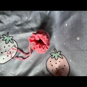 Crochet Watermelon Mini Coin Purse / AirPod Case