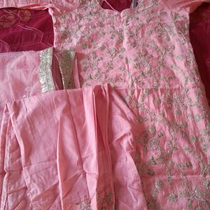 Pink Kurti Set