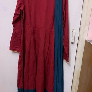 Beautiful Pure Cotton Designer Kurta And Dupatta