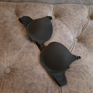 Black Pushup Bra- Front Closure