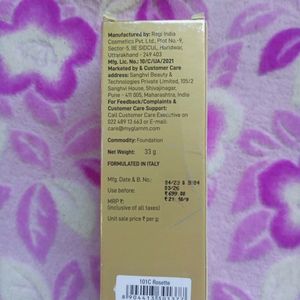 Myglamm Super Serum Foundation 101c Rosette