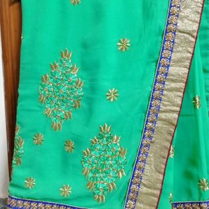 Fancy Saree(Green)