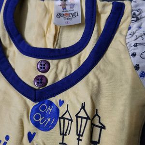 Cute Yelloe Dress | Georgi For Newborn