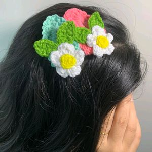 Crochet Hair Clips