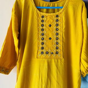 Yellow Kurti