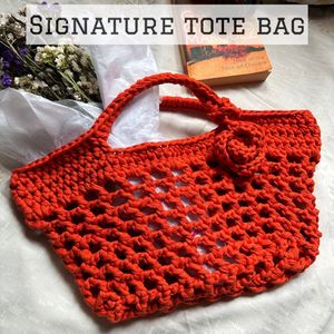 Signature Net Tote Bag