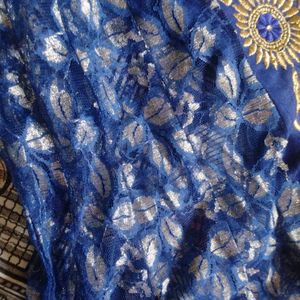 Readymade Designer Dark blue Anarkali Dress