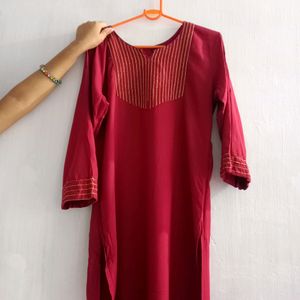 Beautiful Red Kurti