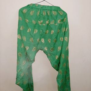 Light Green Colour Suit Salwar With Dupatta