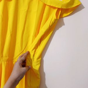 Yellow One Piece Dress