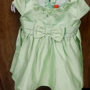 A Cute Baby Frock With Cotton Lining