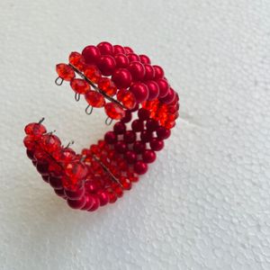 Red Pearl Bangle