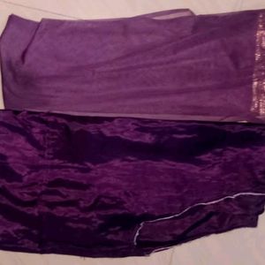 Ehinc Gown, Dark Purple, Blend Silk Gown