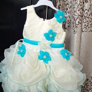 Beautiful Partywear Frock For Your Princess