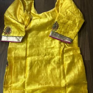 Yellow Patiala Suit