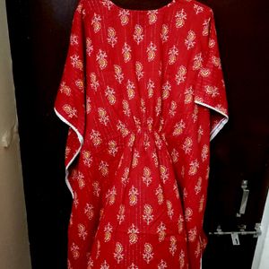 Spring Red Kaftan