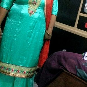 Circular Plazo Suit Without Dupatta