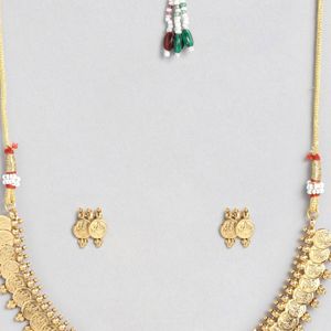 Gold Plated South Indian Style Necklace