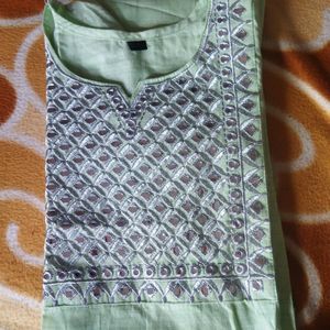 New Kurti Art Mirror Work