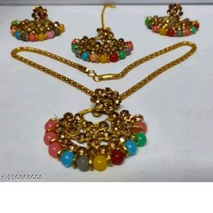 Women's  MULTICOLORED MANGTIKA AND LOCKET Et