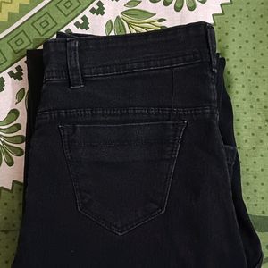 Black straight Fit Jeans