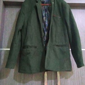 Men Dark Green Jacket