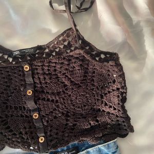 Zara Crochet Top