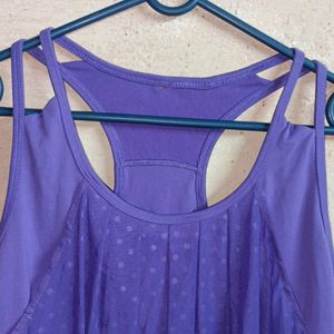 NEW BALANCE Casual Top Vest Layered Lavender