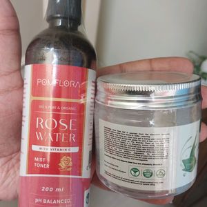 Rose Water & Aloevera Gel Combo