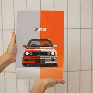 BMW E30 m3 Poster Pack Of 2