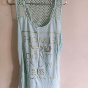 Light Green Sleeveless Top