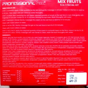 MIX FRUITS 5 in1 Facial Kit