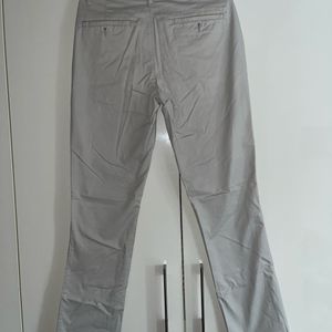 Steel Grey 30 Inch Lycra Stretch Chino